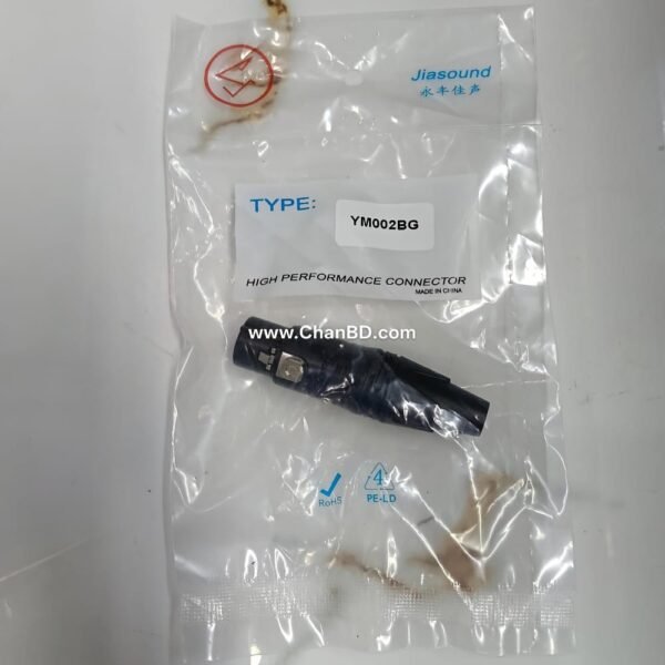 JIASOUND XLR FEMALE BLACK