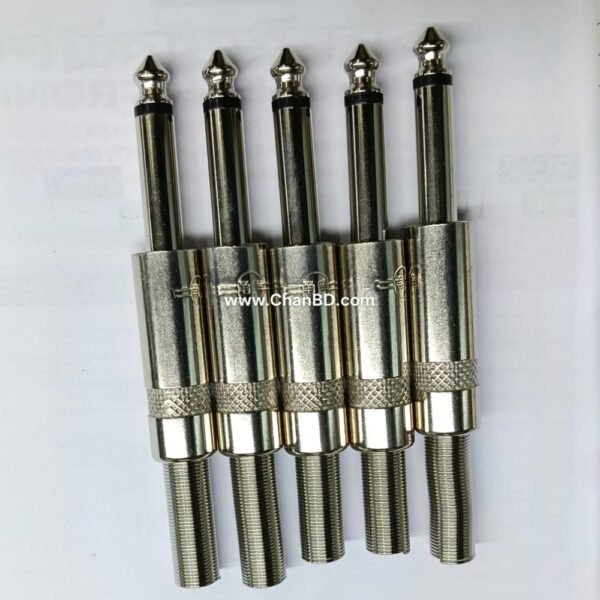 STEEL 6.3MM MONO JACK NEUTRIK COPY WITHOUT PACKET