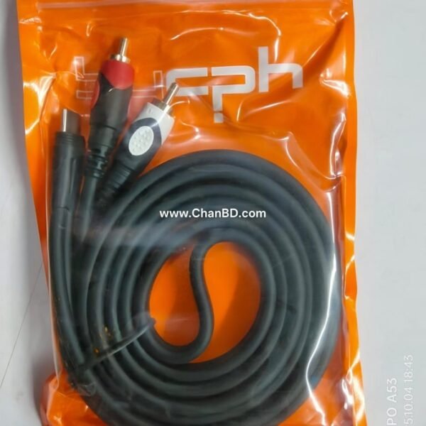 2-1 RCA MALE TO USB C 1.5M CABLE