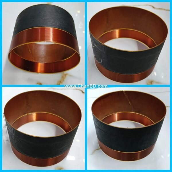 TGL 4inch IN/OUT COIL  BLACK H65WH20 WHITEYELLO FIVER