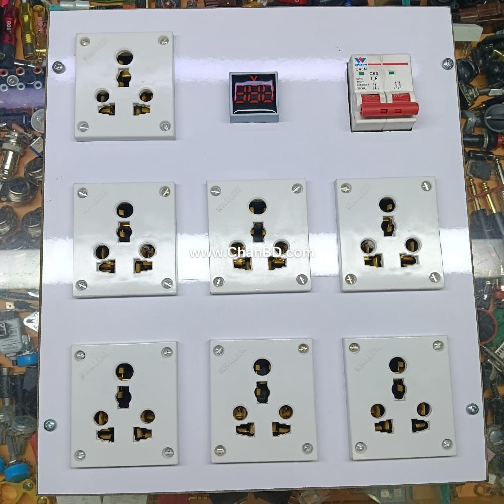 WhatsApp Image 2026-01-06 at 11.46.27 MULTI BOARD 7 POINT + 63A DOUBLE BRAKER COMPLETE WIRING - Image 1