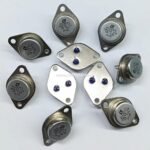 The 2N3055 is a classic, widely used silicon NPN power transistor. Encased in a durable TO-3 metal package, it is a staple in general-purpose amplifiers and switching circuits due to its excellent heat dissipation and ruggedness.