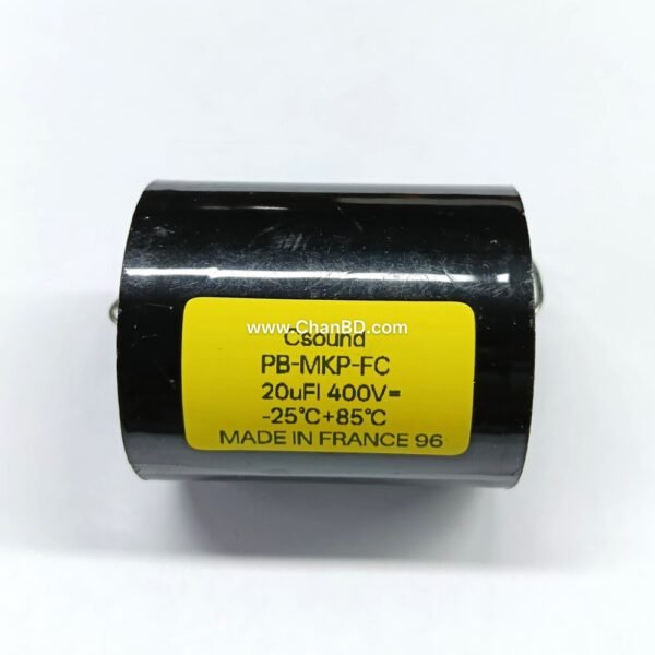 C sound 400V20uF Non Polar MADE IN FRANC Black  Code: 04238276