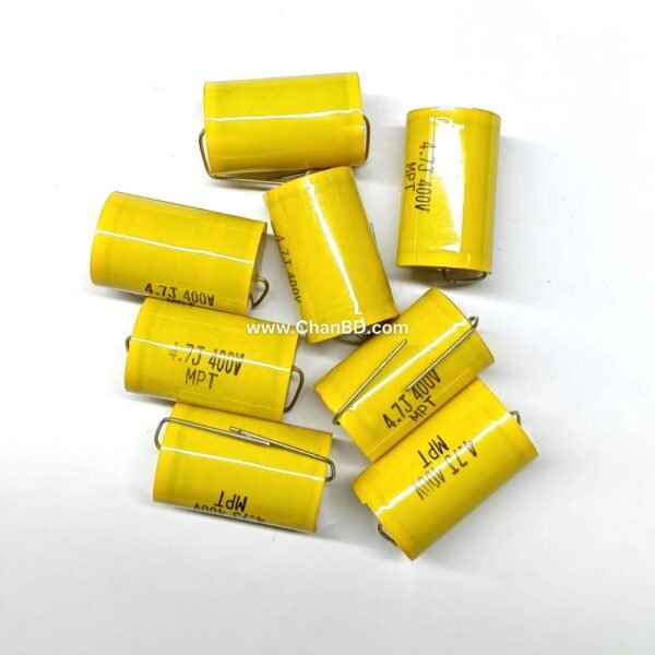 400V4.7uF Non Polar MPT 30*19 YELLOW  Code: 27053199