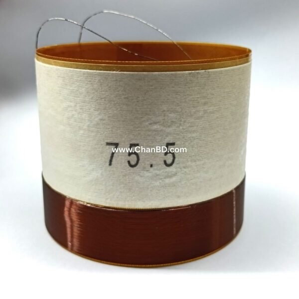 3inch WHITE TGL Voicecoil OUT D-75.5 H-65 WH-20  Code: 75219006