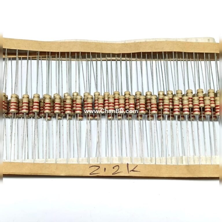 A 1/2W 2.2kΩ resistor (or 2k2) is a fixed passive component that provides 2,200 ohms of resistance and safely dissipates up to 0.5 watts of power. It is commonly used in general-purpose electronic circuits for current limiting, voltage division, and biasing. A 1/2W 2.2kΩ resistor (or 2k2) is a fixed passive component that provides 2,200 ohms of resistance and safely dissipates up to 0.5 watts of power. It is commonly used in general-purpose electronic circuits for current limiting, voltage division, and biasing.