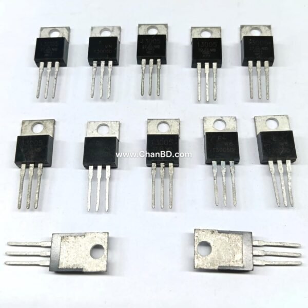 The 13005 (often designated as MJE13005 or E13005) is a high-voltage, high-speed NPN power switching transistor. It is specifically designed for 115V and 220V switch-mode applications, including electronic lighting ballasts, switching regulators, motor controls, and power inverters.