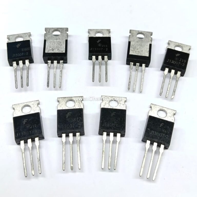 The 13007 (often prefixed as MJE13007 or E13007) is a high-voltage, high-speed NPN silicon power transistor. It is widely used in inductive switching circuits, inverters, motor controls, and electronic ballasts.