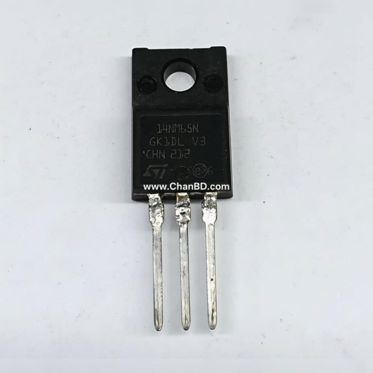 The 14NM65N (often labeled as part of the ST*14NM65N series by STMicroelectronics) is an N-Channel power MOSFET built using second-generation MDmesh technology, featuring a 650V drain-source voltage, 12A to 14A continuous drain current, and a maximum on-resistance of 0.33 to 0.38 ohms.