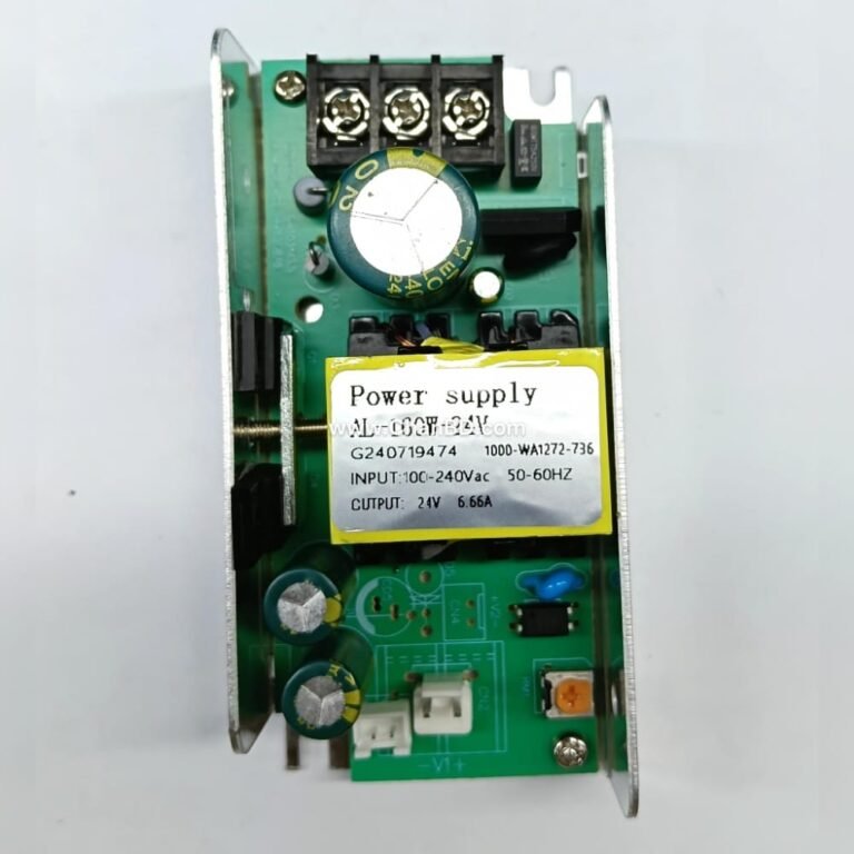 A 24V SMPS (Switching Mode Power Supply) for LED parcan lights converts AC mains voltage to a stable DC output, commonly available in ratings like 120W (5A), 150W, 160W, or 200W.