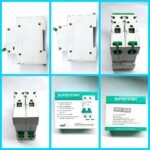 A double circuit breaker (often called a double pole circuit breaker) is an electrical safety device used for 240V appliances. It connects to two hot wires and cuts power to both simultaneously if an overload or short circuit occurs. This ensures complete circuit