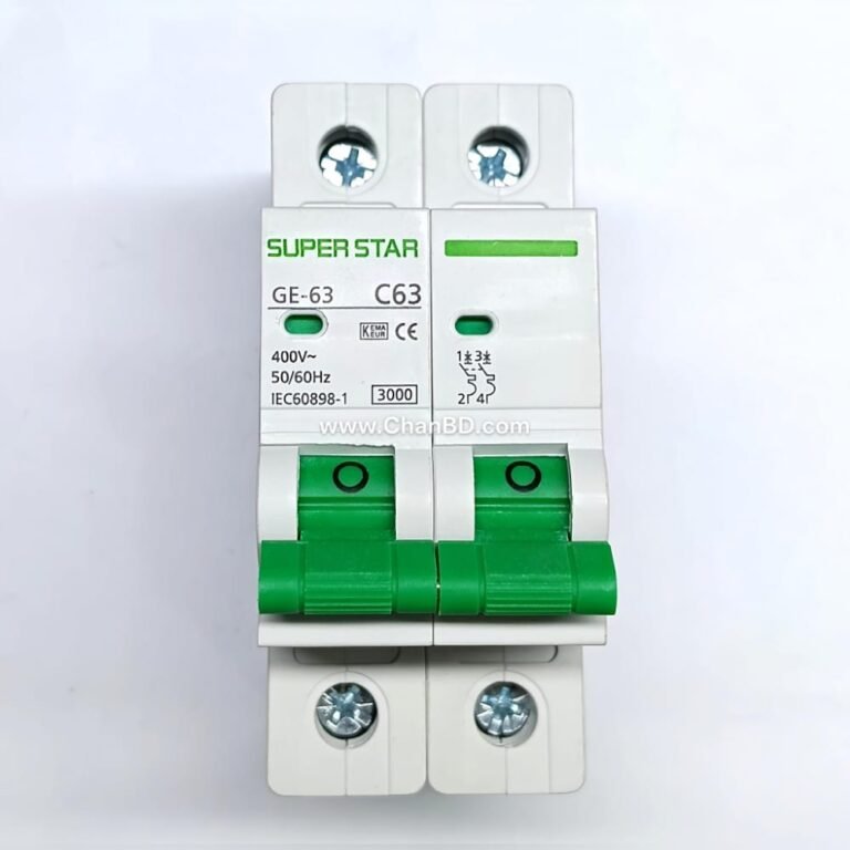 A double circuit breaker (often called a double pole circuit breaker) is an electrical safety device used for 240V appliances. It connects to two hot wires and cuts power to both simultaneously if an overload or short circuit occurs. This ensures complete circuit