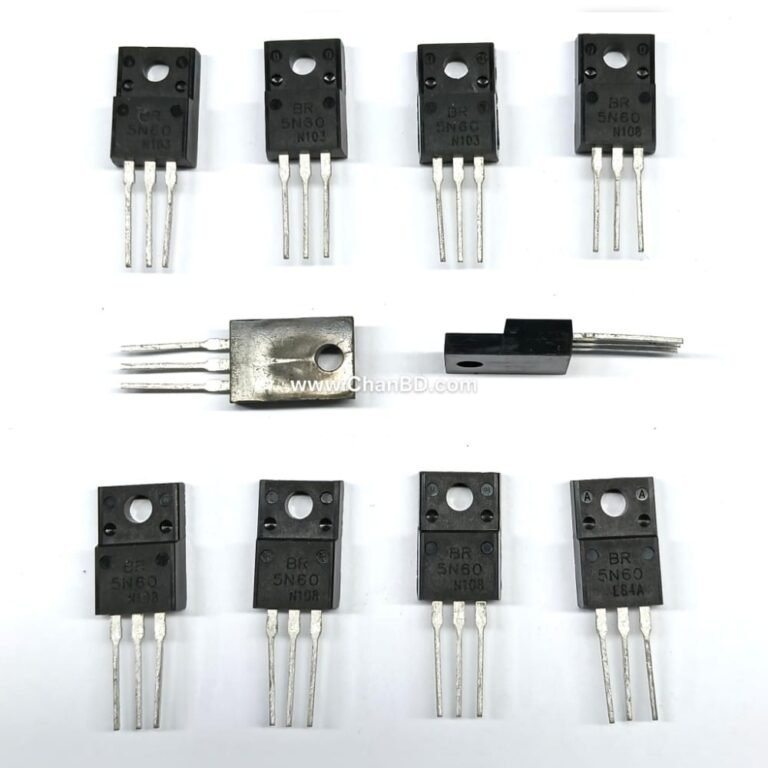 The 5N60 is an N-channel, enhancement-mode power MOSFET primarily used for high-voltage and high-speed switching applications. It can handle a maximum drain-source voltage of 600V and typically supports continuous drain currents between 2.8A and 5.0A, depending on the specific manufacturer variant.