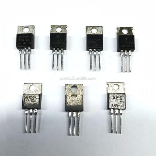 The IRF9530N is a popular P-Channel HEXFET Power MOSFET commonly used in industrial, commercial, and DIY electronic circuits for switching and amplification.