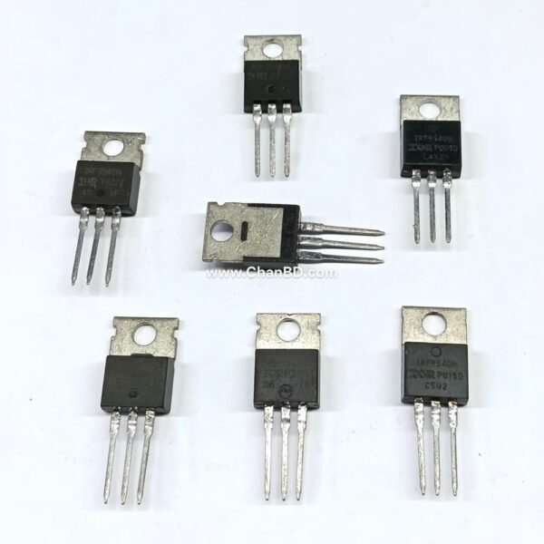 The IRF9540N is a widely used P-channel power MOSFET, primarily chosen for high-efficiency switching, load control, and power management circuits.