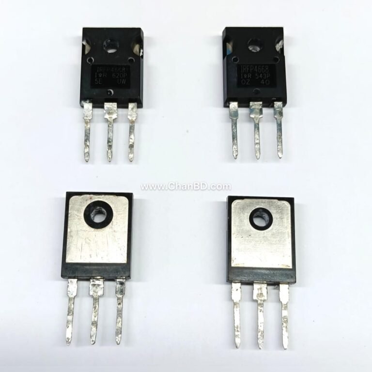 The IRFP4668 is a rugged, 200V N-Channel HEXFET power MOSFET designed for high-current, high-efficiency switching. Featuring an incredibly low on-resistance of roughly 9.7 mΩ and the ability to handle up to 130A of continuous drain current, it is highly optimized for motor drives, solar inverters, and heavy-duty power supplies.