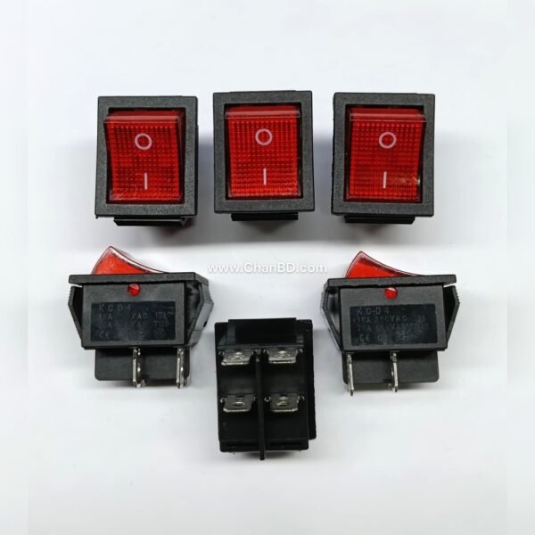 KCD4 IPS Big Switch (16A Red- ON/OFF)  Code: 13401202