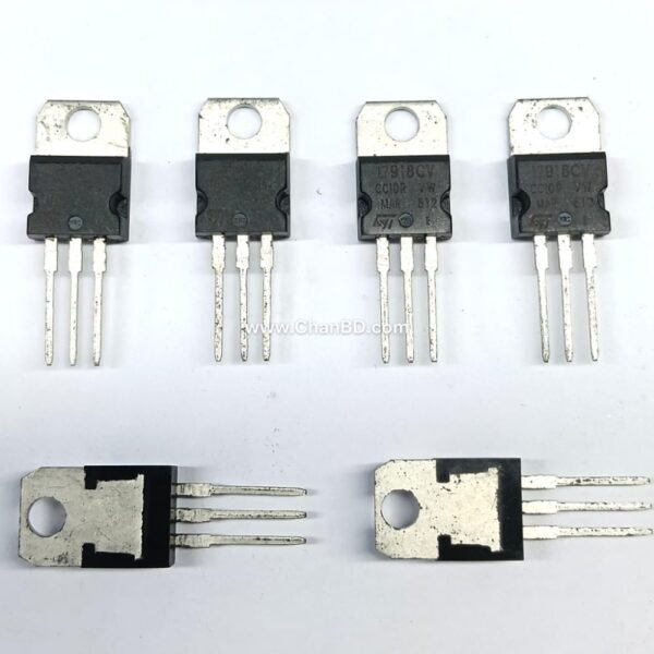 The L7918CV is a fixed -18V, 1.5A linear voltage regulator in a TO-220 package. It features internal short-circuit and thermal overload protection, making it ideal for on-card regulation and split power supplies. Access the full manufacturer specifications via the STMicroelectronics L7918CV Datasheet.