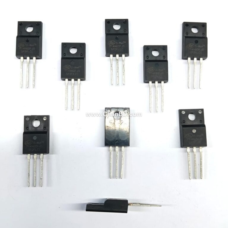 The P14N60 (also commonly referenced as 14N60) is a standard N-channel power MOSFET designed for high-voltage and high-speed switching applications. It is widely used in switch-mode power supplies (SMPS), adapters, and motor control circuits for its fast switching times and rugged avalanche characteristics.