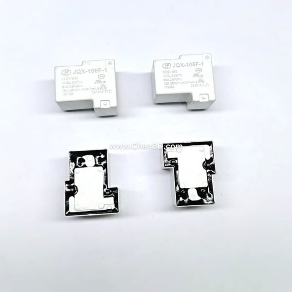 PV4080 RELAY / 12V RELAY 4pin (HF-White)(JQX105F-1)  Code: 09035167