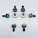 Plastic Small Encoder 5pin Push Rotary (S-15mm)  Code: 54299592