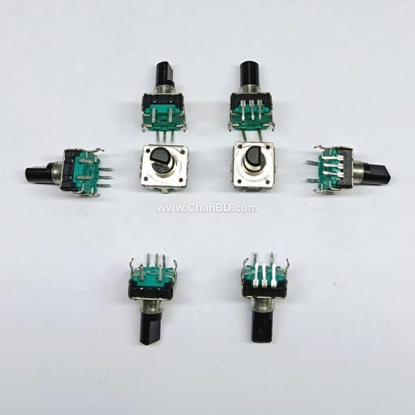 Plastic Small Encoder 5pin Push Rotary (S-15mm)  Code: 54299592