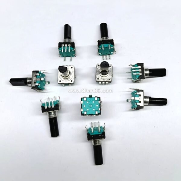 Plastic Small Encoder 5pin Push Rotary (S-20mm)  Code: 52320748