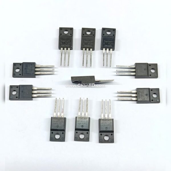 The 13N50 is a high-voltage, N-channel enhancement-mode power MOSFET commonly used in switched-mode power supplies (SMPS), LED drivers, and power factor correction (PFC) circuits. It handles a maximum drain-source voltage of 500V and continuous drain current of 13A, featuring an on-resistance around 0.48 Ω.