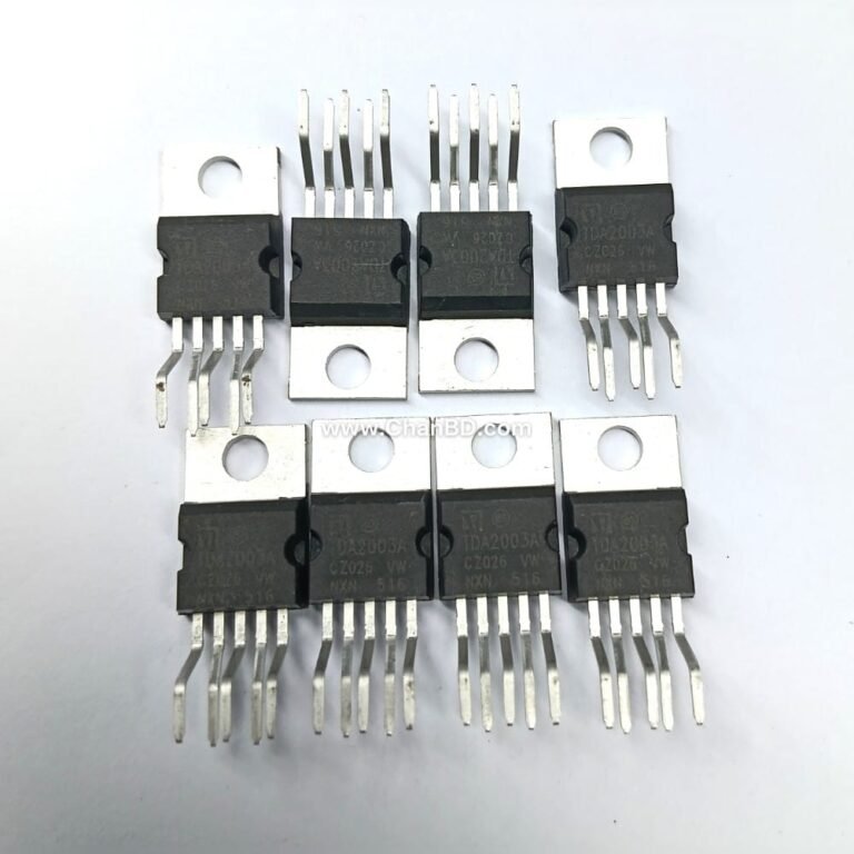 The TDA2003 is a popular, monolithic Class-AB audio power amplifier. Famous for its use in car radios and DIY electronics, it provides up to 10W of continuous audio output. It requires very few external components, is highly cost-effective, and is breadboard-friendly.