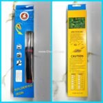 The 60W soldering iron with an indicator light is a standard, fast-heating electrical tool that operates on 220V–240V AC power, widely used for DIY electronics, circuit board repairs, and hobbyist soldering.