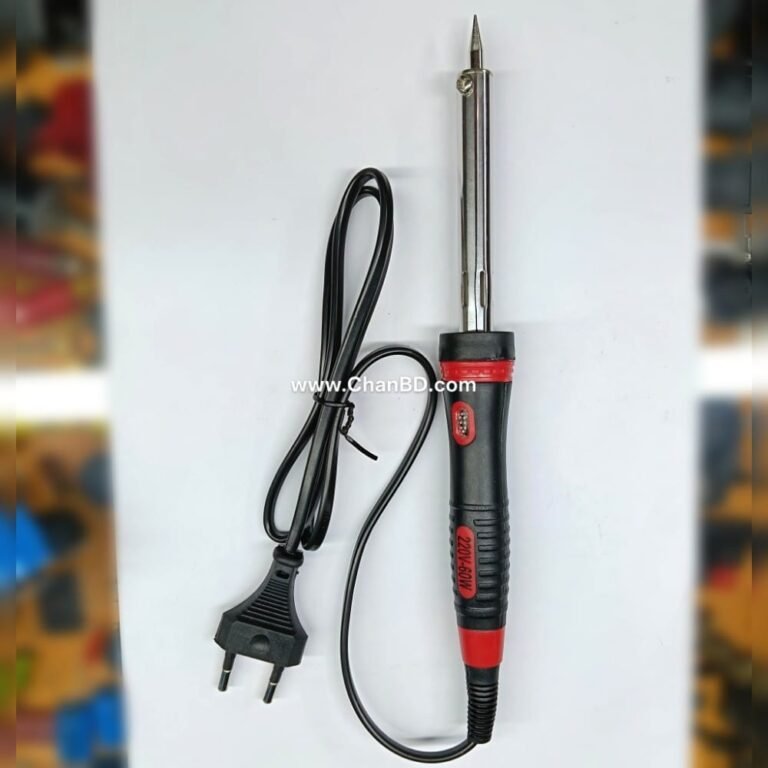 The 60W soldering iron with an indicator light is a standard, fast-heating electrical tool that operates on 220V–240V AC power, widely used for DIY electronics, circuit board repairs, and hobbyist soldering.