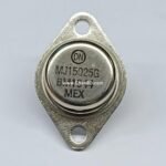 The MJ15025G is a high-power onsemi PNP silicon power transistor packaged in a metal TO-204 (TO-3) case, designed primarily for high-power audio amplifiers and linear applications.